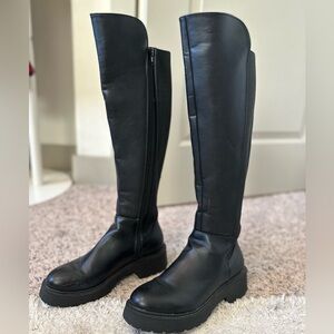 Steve Madden Black Knee-High Women's Boots Size 8.5